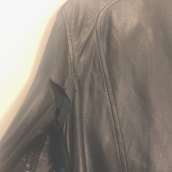 Robert Rodriguez teal and black leather jacket - Picture 11 of 11
